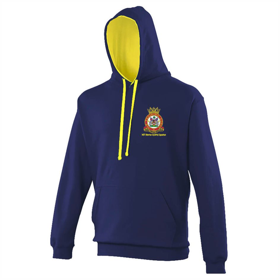 1407 (Newton Aycliffe) Squadron Two Tone Hooded Sweatshirt