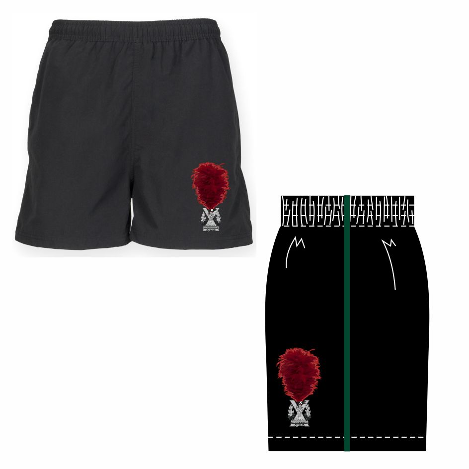 101 Regiment RA - 204 (Tyneside Scottish) Battery Lined Leisure Shorts