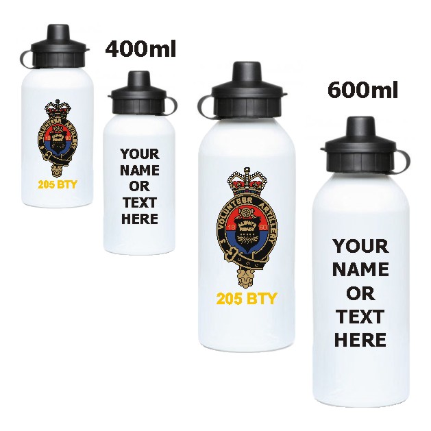 101 Regiment RA - 205 Battery Sports Bottle