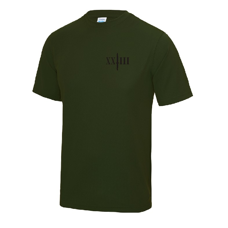 29 Cdo Regt RA 23 (Gibraltar) Cdo HQ Battery Performance Teeshirt