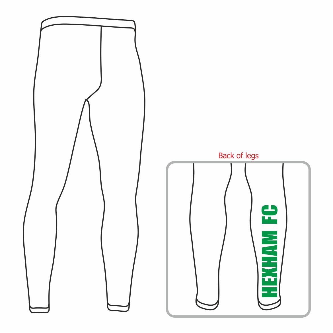 Hexham FC Baselayer Tights