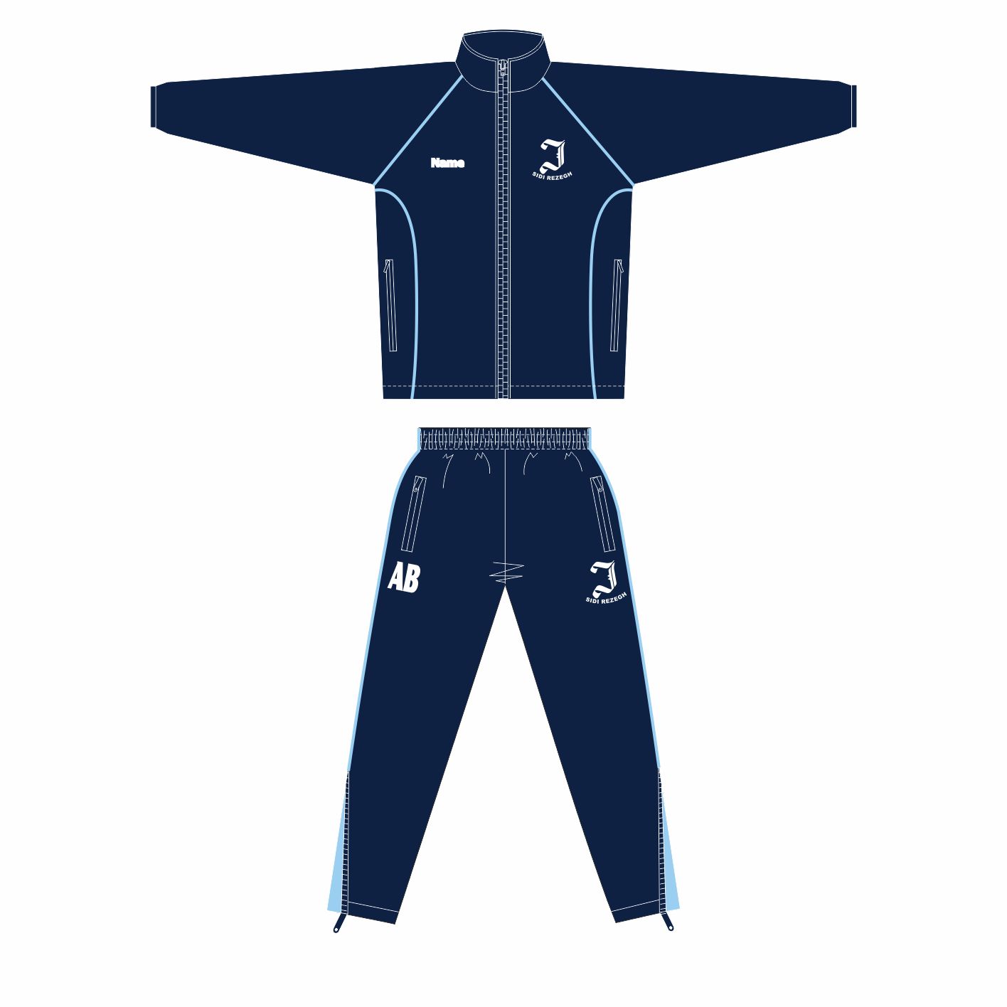 3 RHA J Battery Tracksuit 