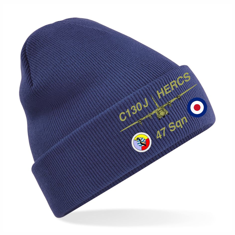 47 Squadron Cuffed Beanie Hat