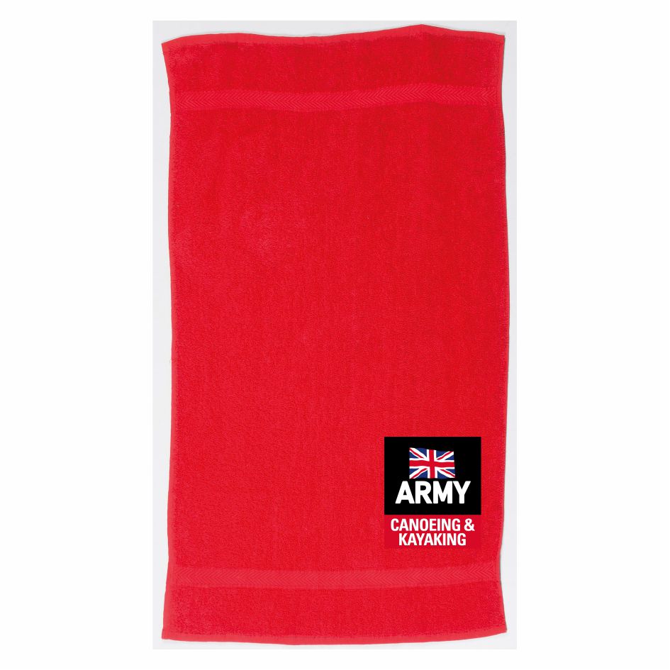 Army Canoeing Hand Towel