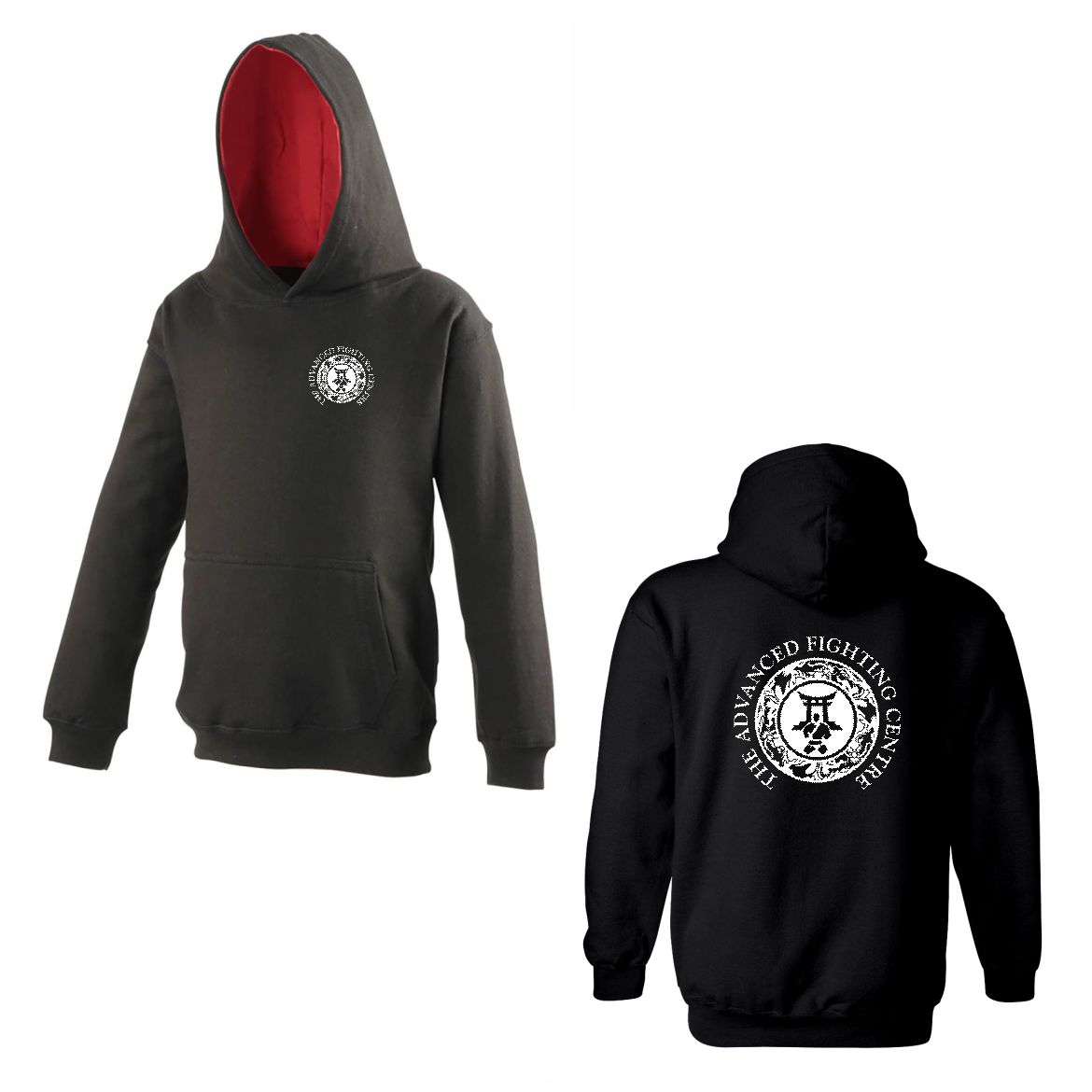 Advanced Fighting Centre Two Tone Hooded Sweatshirt