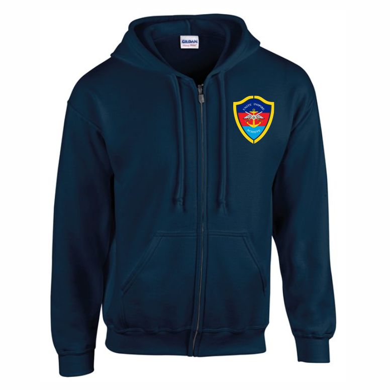 Armed Forces Community HQ Full Zip Hooded Sweatshirt