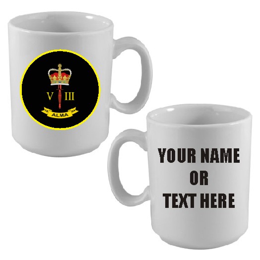 29 Cdo Regt RA 8 (Alma) Battery Mug - BATTERY LOGO
