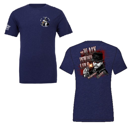 Black Powder Guild Tri Blend Teeshirt - TABOO BACK DESIGN