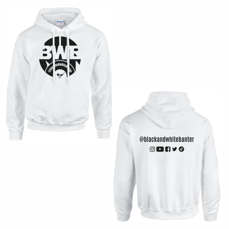Black and White Banter Hood - OPTION ONE