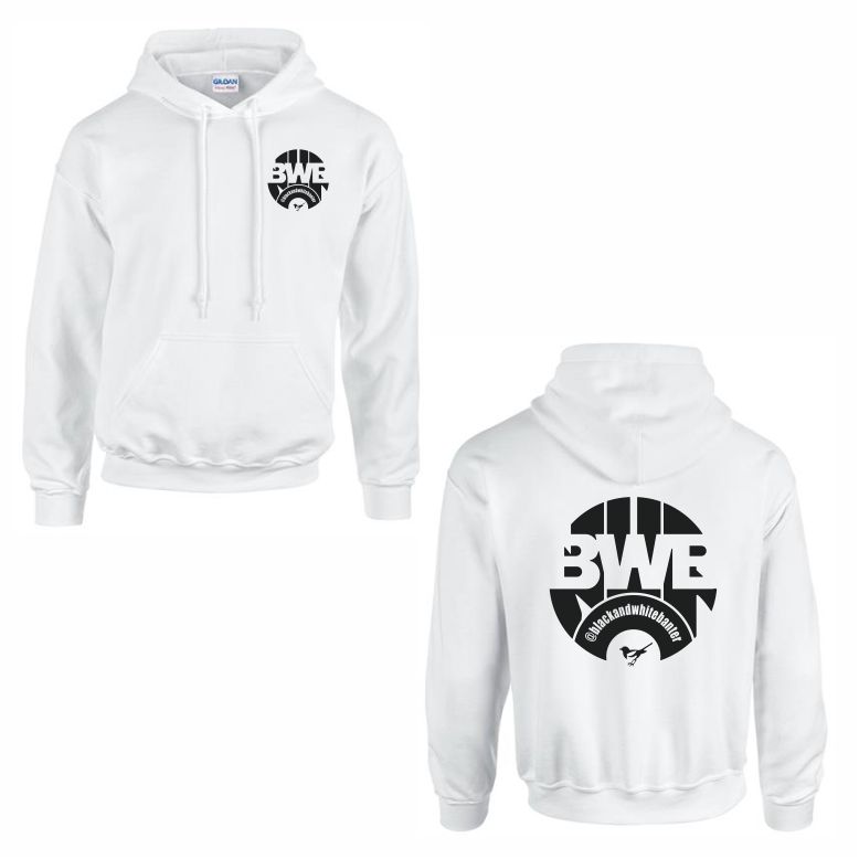 Black and White Banter Hood - OPTION TWO