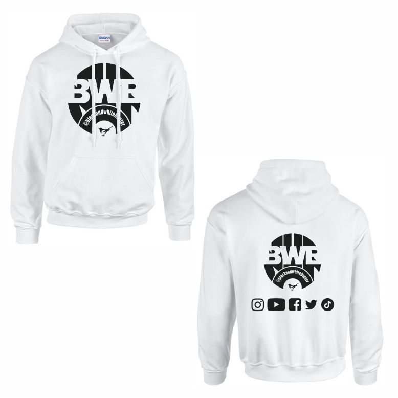 Black and White Banter Hood - OPTION THREE