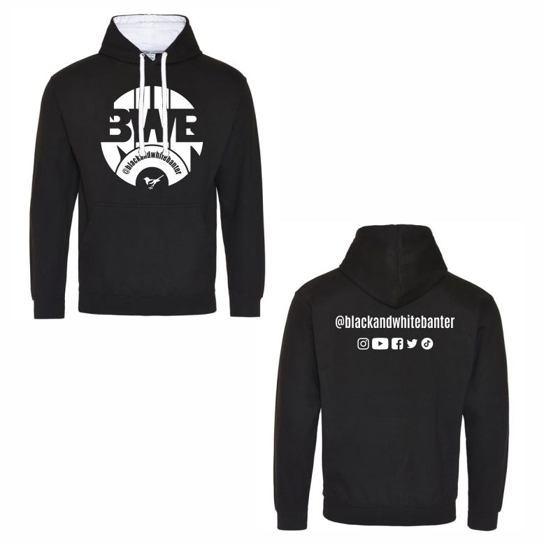 Black and White Banter Two Tone Hood - OPTION ONE