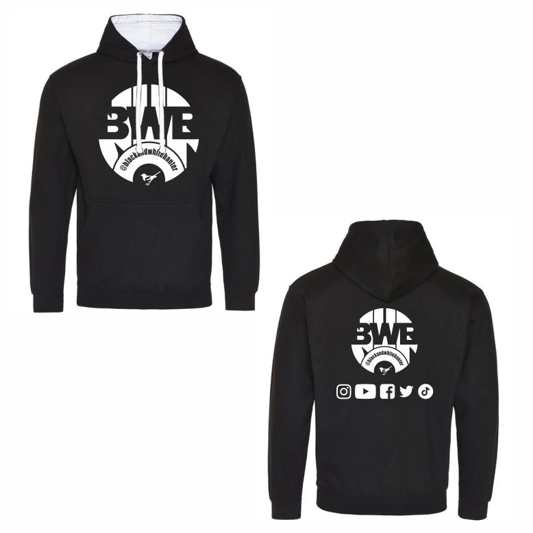 Black and White Banter Two Tone Hood - OPTION THREE