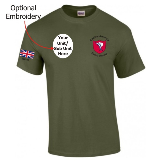 Belize Veteran Cotton Teeshirt