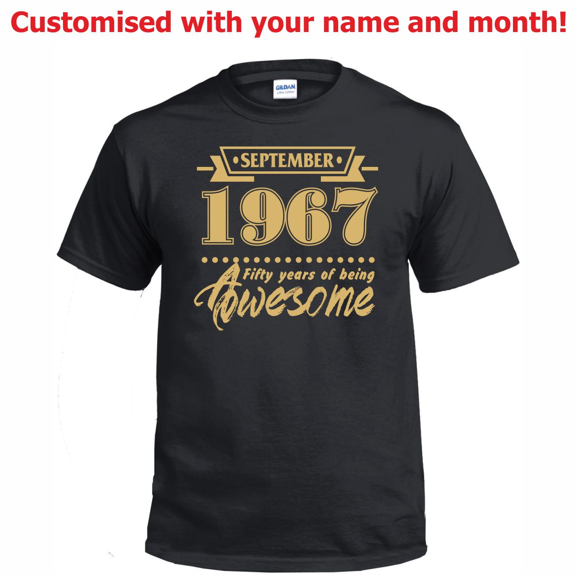 50th Birthday Teeshirt Born in 1977