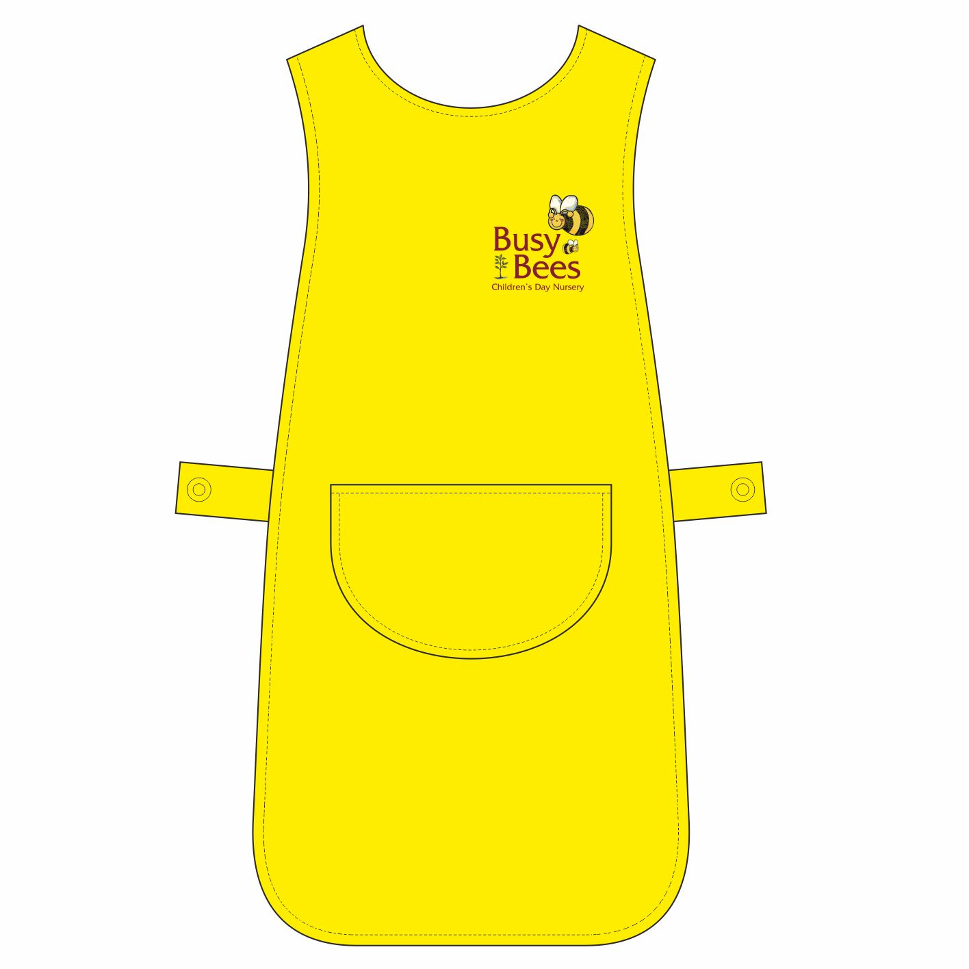 Busy Bees Nursery Domestic Ladies Pocket Tabard