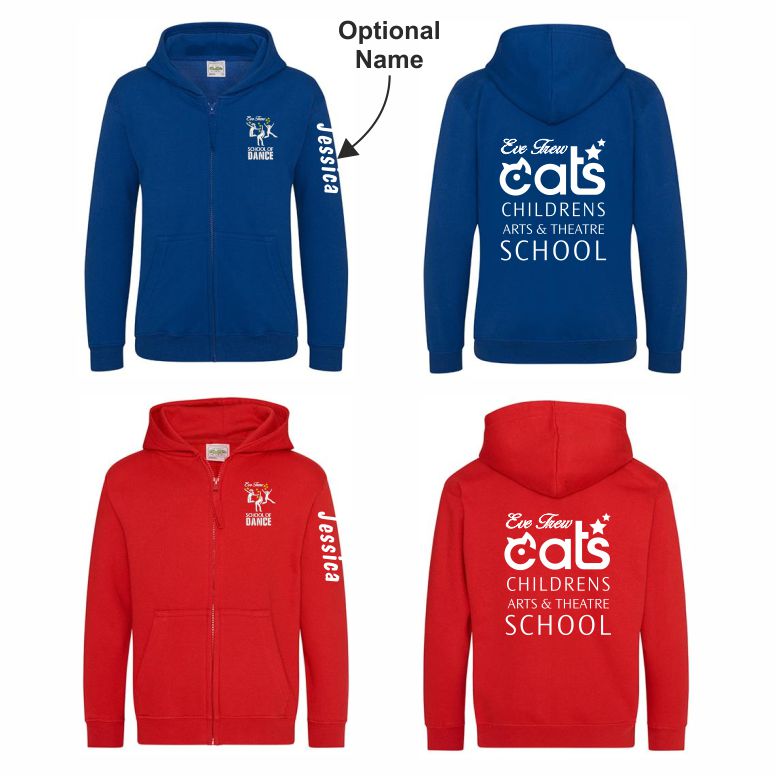 Eve Trew School of Dance CATS Full Zip Hooded Sweatshirt