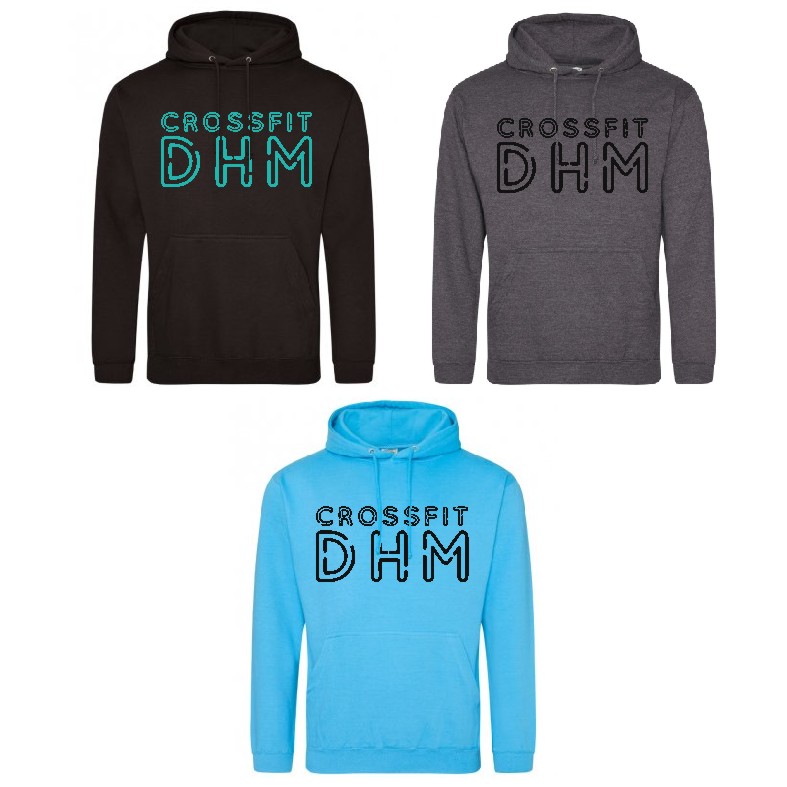 Crossfit Durham Hooded Sweatshirt - FULL FRONT LOGO