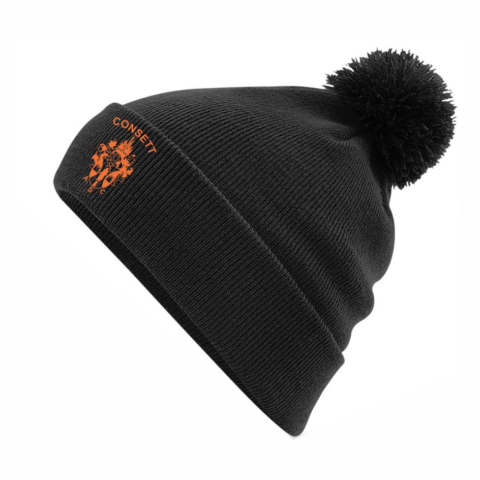 Consett ASC Pom Pom Beanie Hat