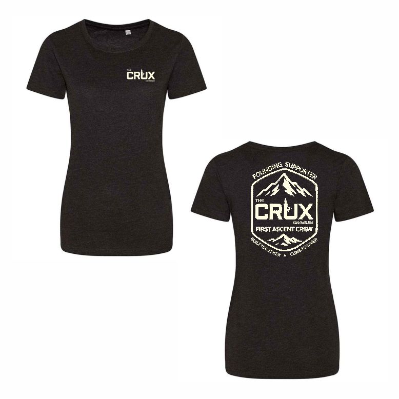 The Crux - Grimsby Tri Blend T Shirt (Female Fit)