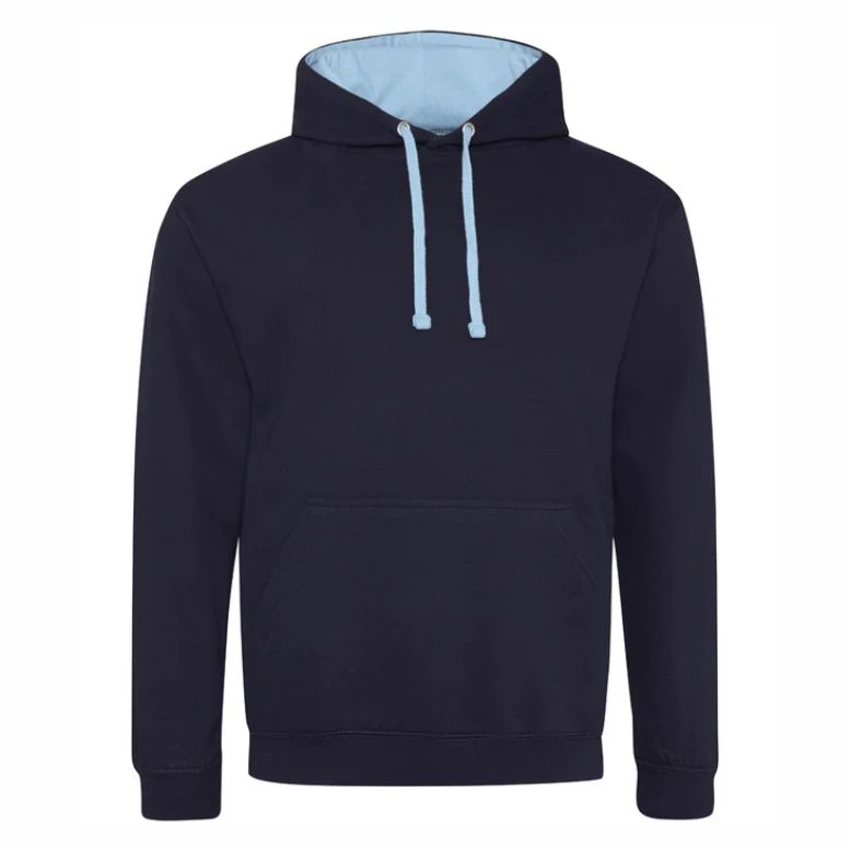 Durham University St Chads College Full Zip Contrast Hooded Sweatshirt