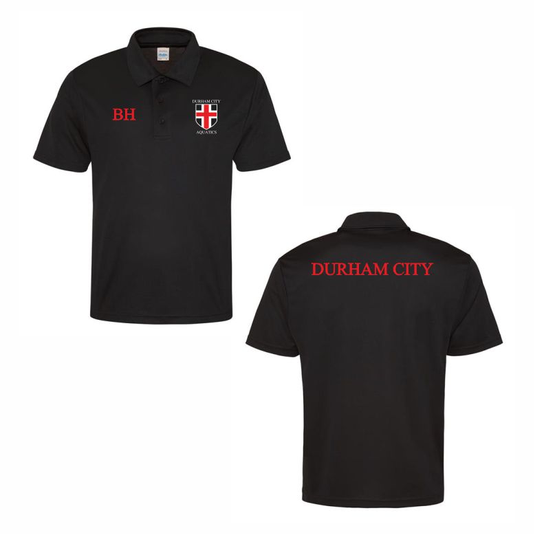 Durham City Aquatics Performance Poloshirt
