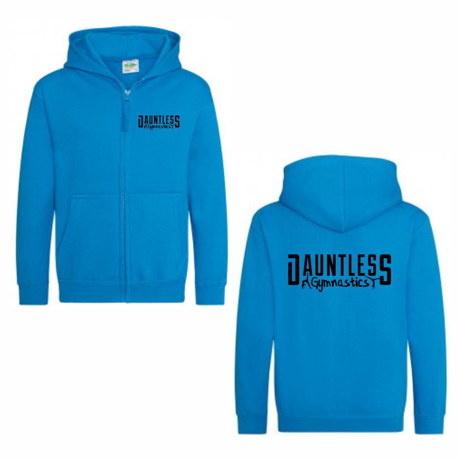 Dauntless Gymnastics Club Childs Zipped Hooded Sweatshirt