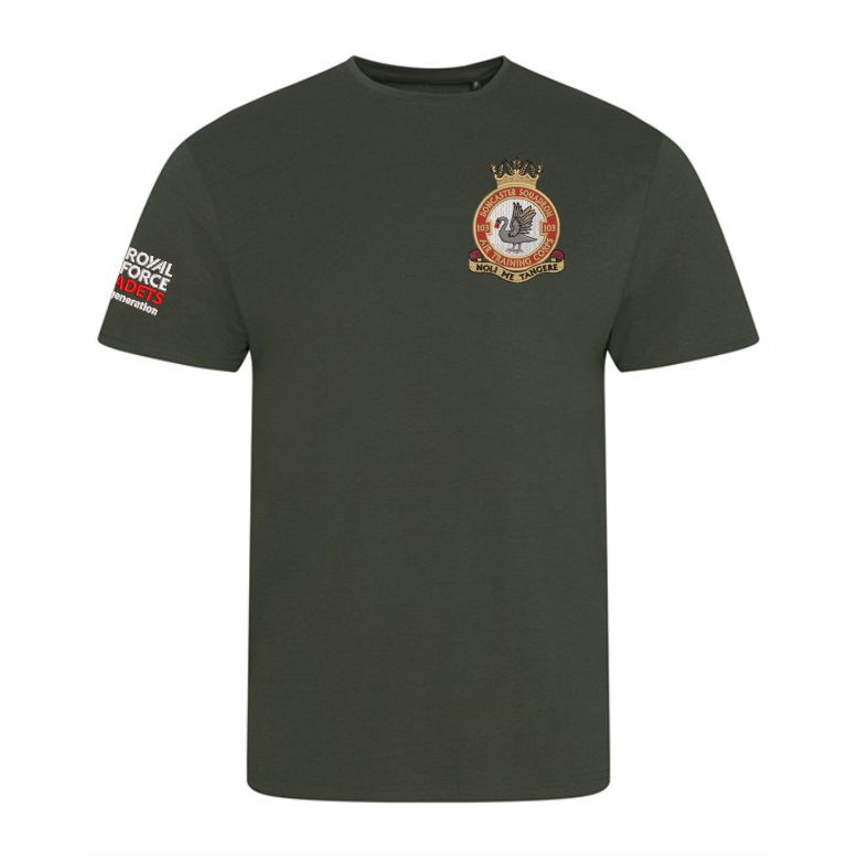 103 (Doncaster)  Squadron RAFAC Cotton T shirt 