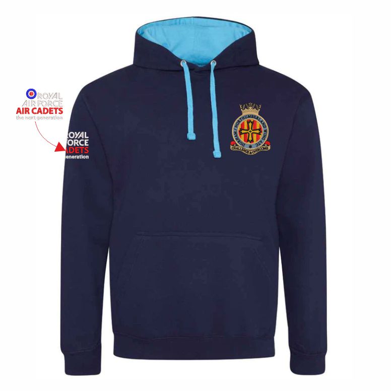 Durham Northumberland Wing  Two Tone Hoodie