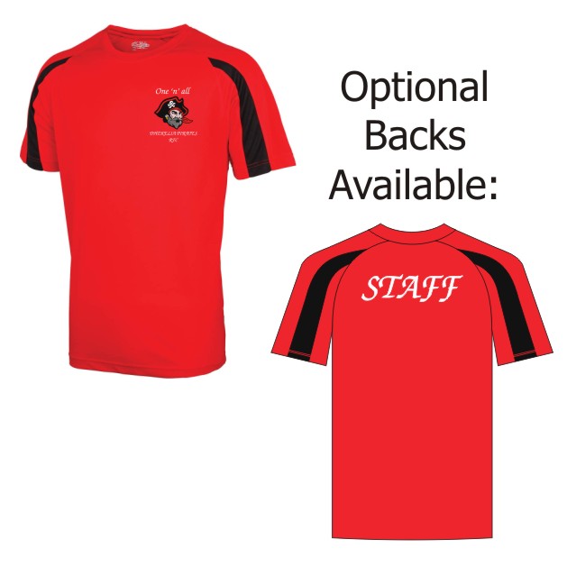 Dhekelia Pirates RFC Two Tone Performance Teeshirt - STAFF