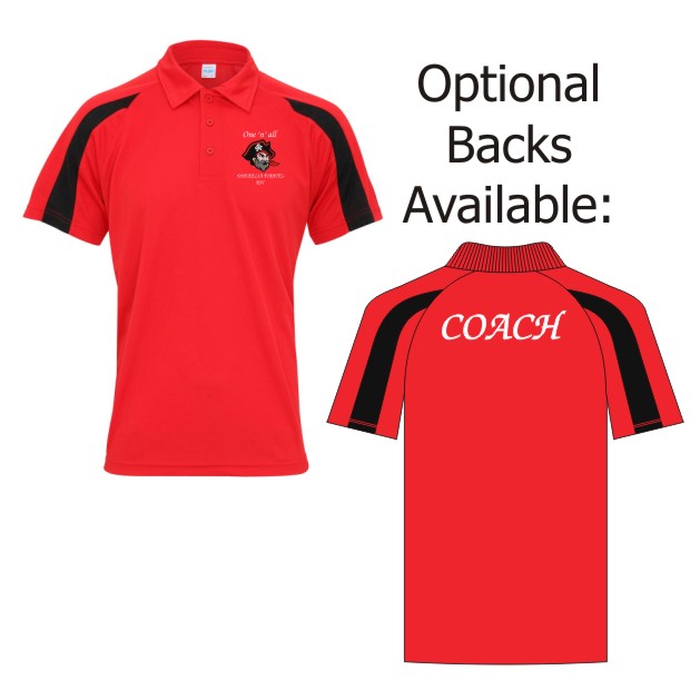 Dhekelia Pirates RFC Two Tone Performance Poloshirt - STAFF