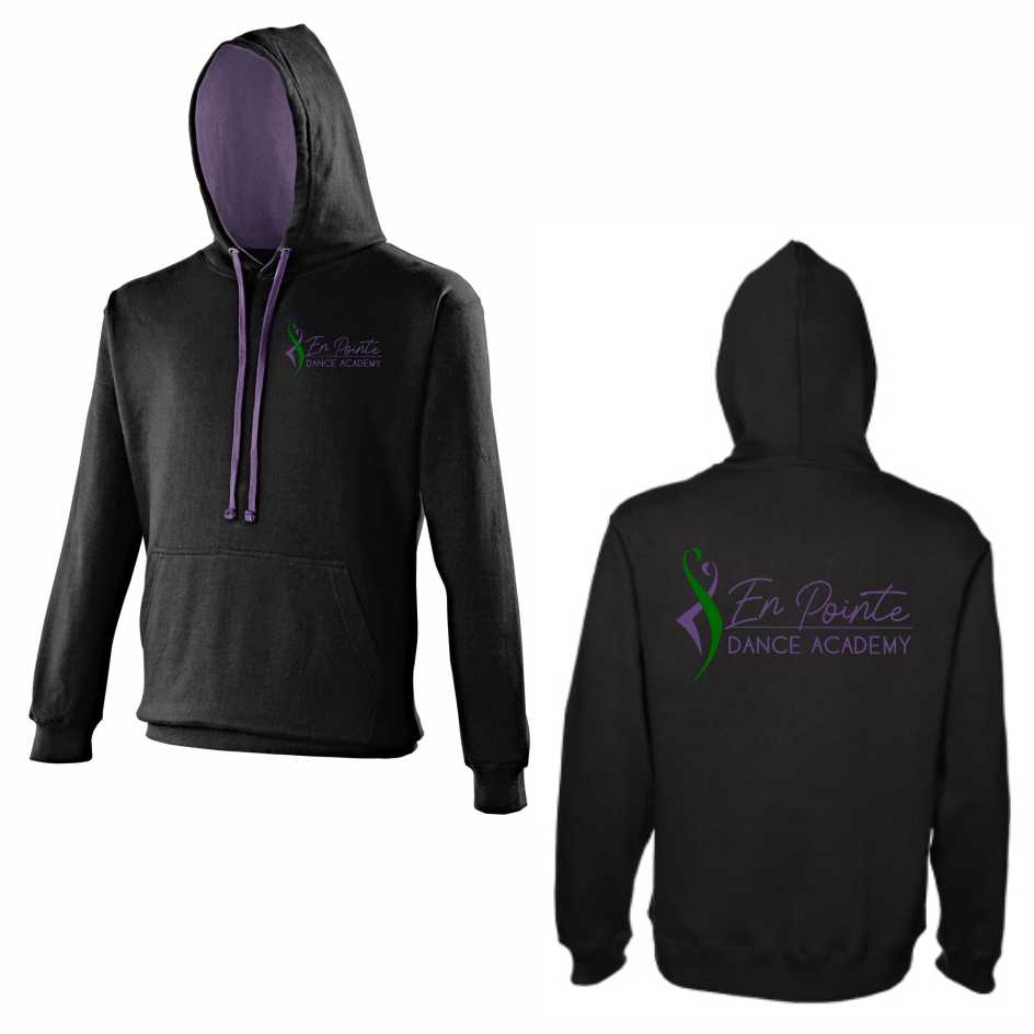 En Pointe Dance Academy Two Tone Adults Hood