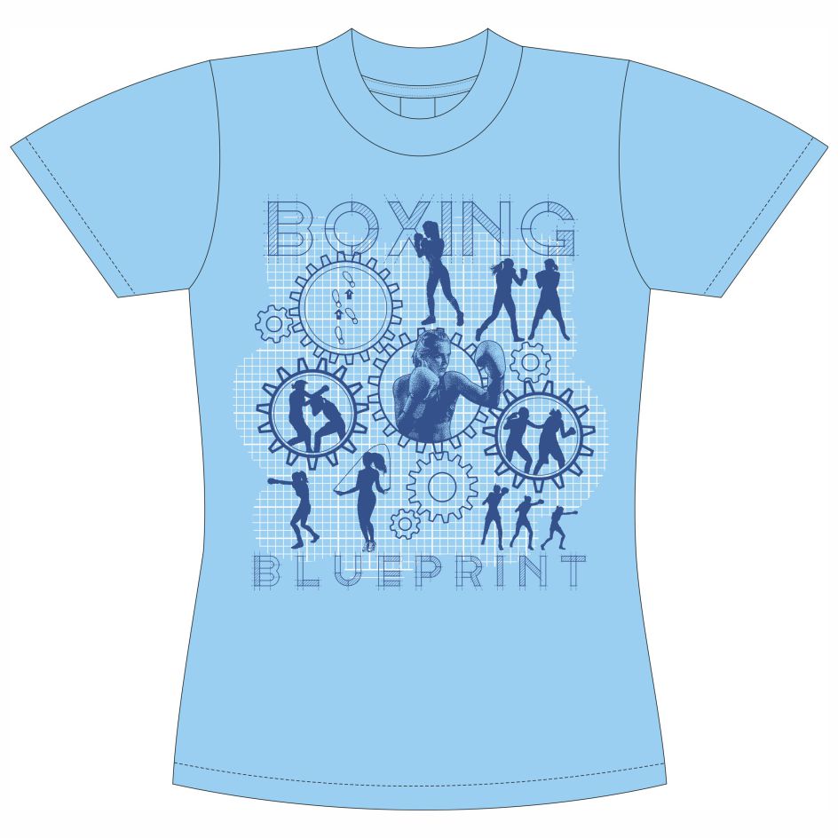 Freeform Martial Arts FEMALE BLUEPRINT Cotton Teeshirt