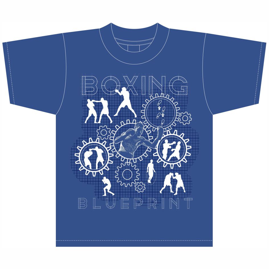 Freeform Martial Arts MALE BLUEPRINT Cotton Teeshirt