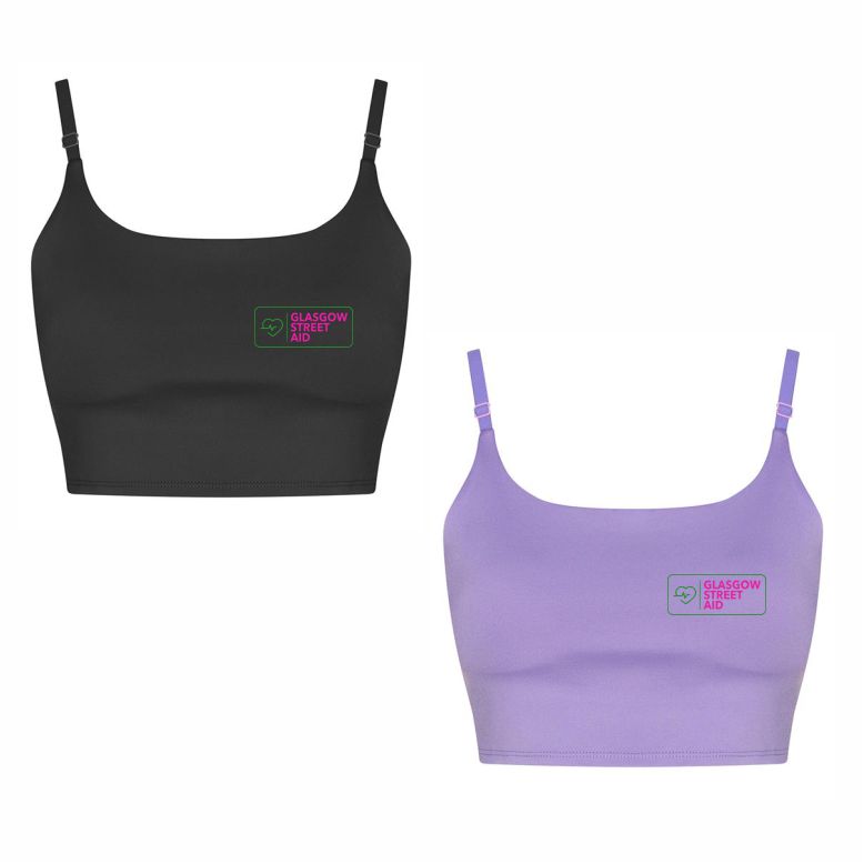 Glasgow Street Aid Recycled Tech Sports Bra