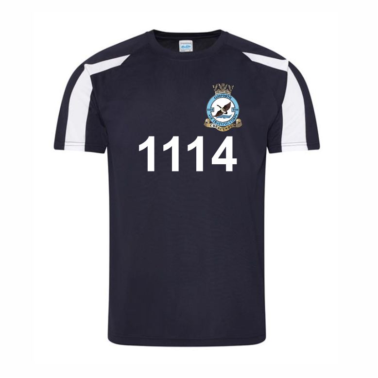 1114 (Gosforth) Squadron RAFAC Two Tone Performance Teeshirt