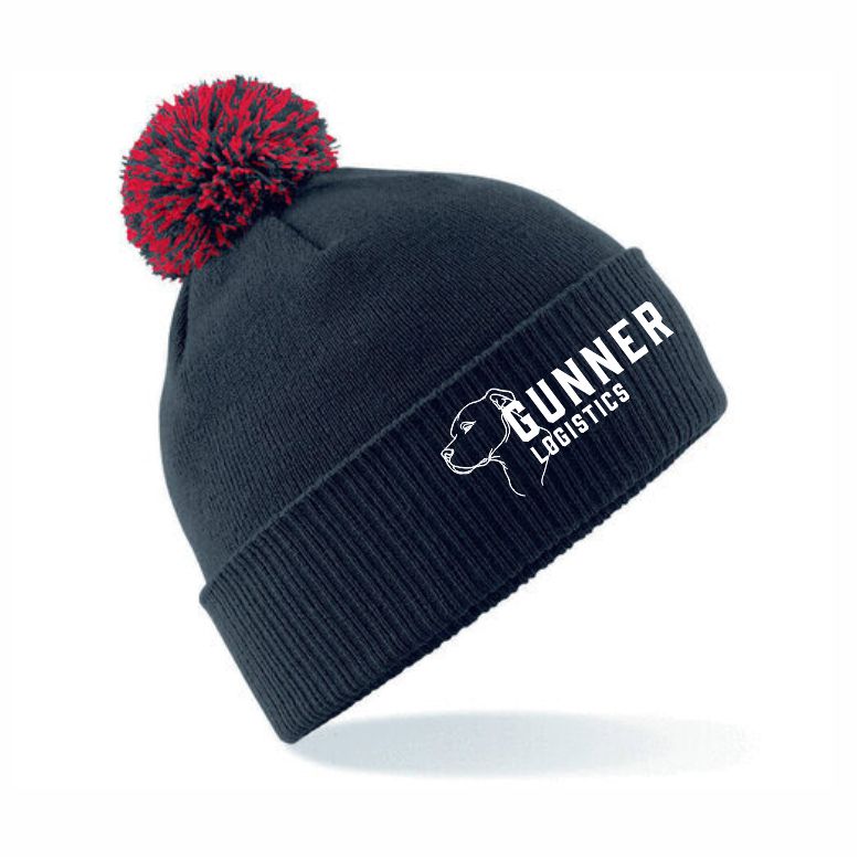 Gunner Logistics Pom Pom Beanie Hat