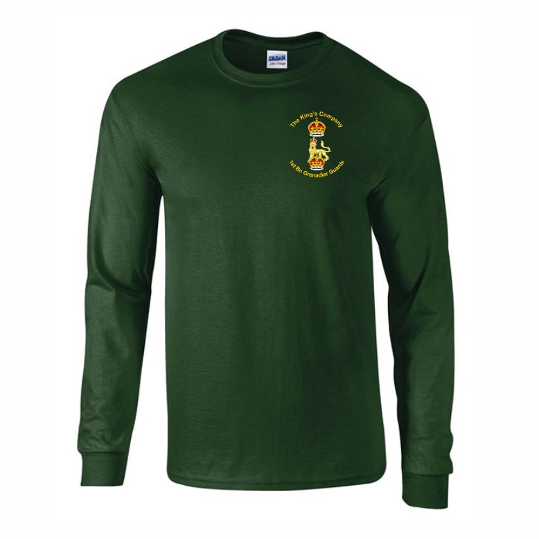 1st Battalion Grenadier Guards - The Kings Company -  Long Sleeve T shirt 