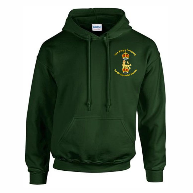 1st Battalion Grenadier Guards - The Kings Company - Hooded Sweatshirt 