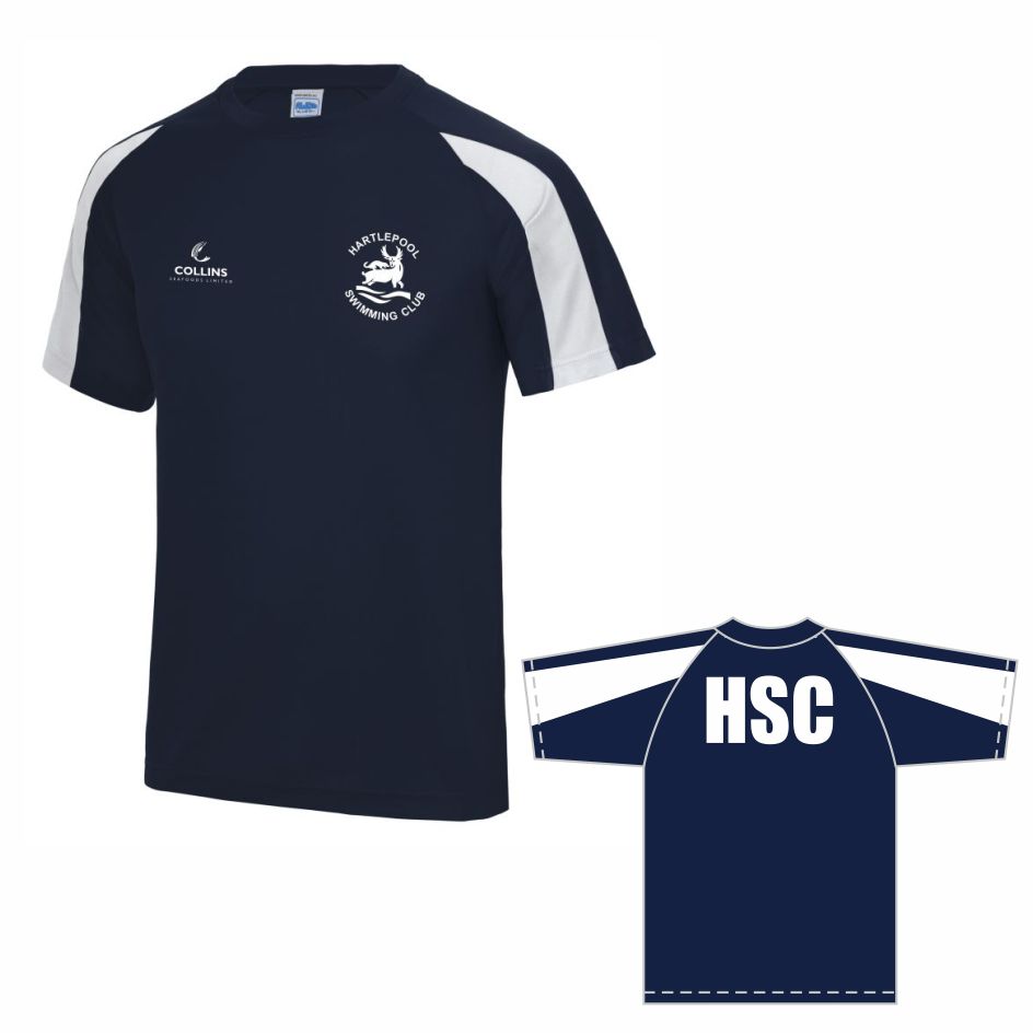 Hartlepool Swimming Club Performance Teeshirt