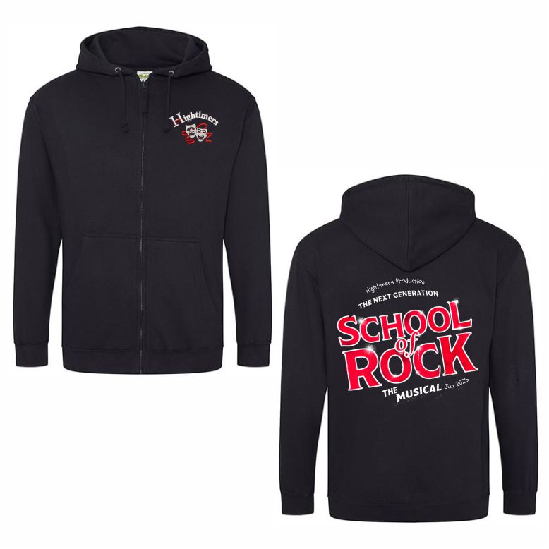 Hightimers ADULTS Full Zip Hooded Sweatshirt - SCHOOL OF ROCK