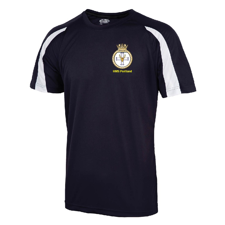 HMS Portland Two Tone PT Teeshirt
