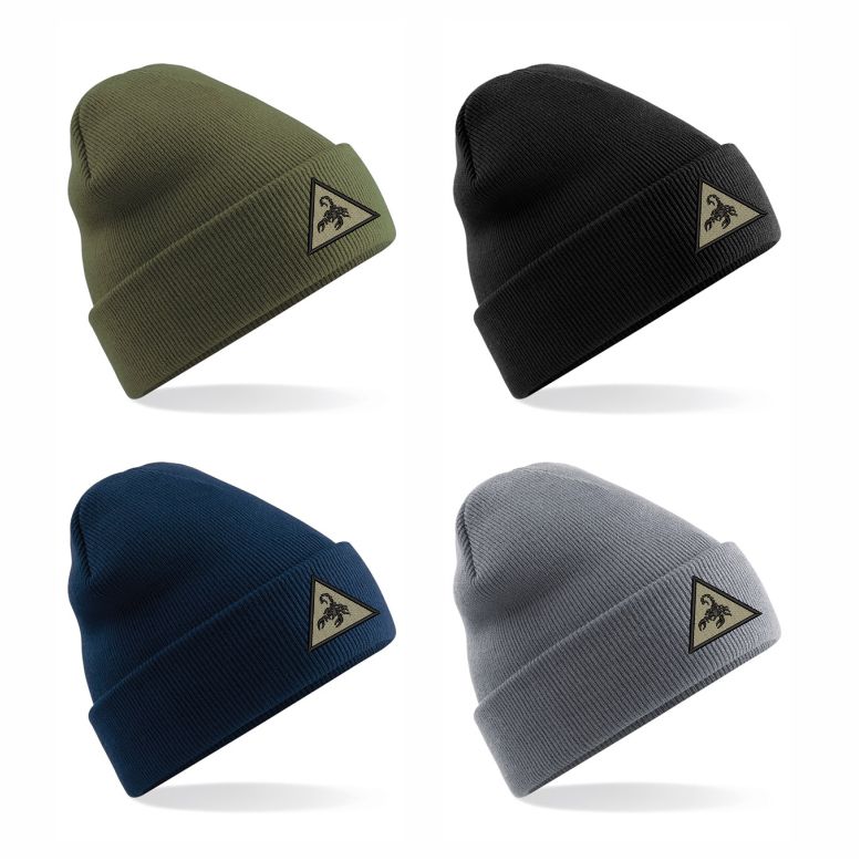 HQ 3 Deep Recce Strike Brigade Cuffed Beanie Hat
