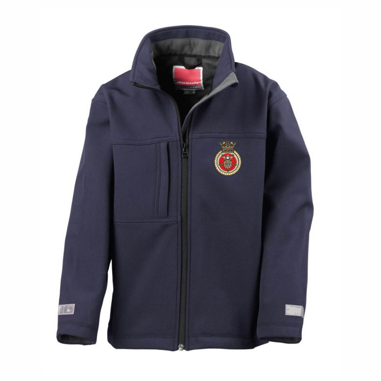 HMS Lancaster Childs Softshell Jacket
