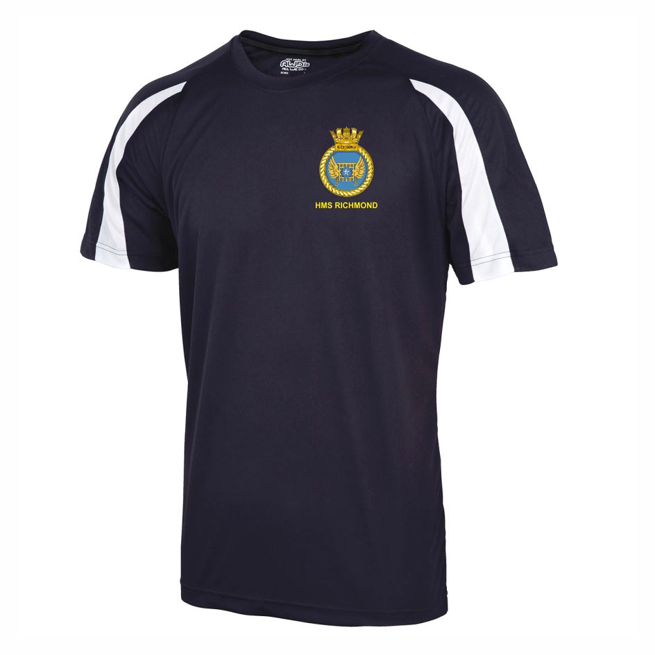 HMS Richmond Two Tone Performance Teeshirt