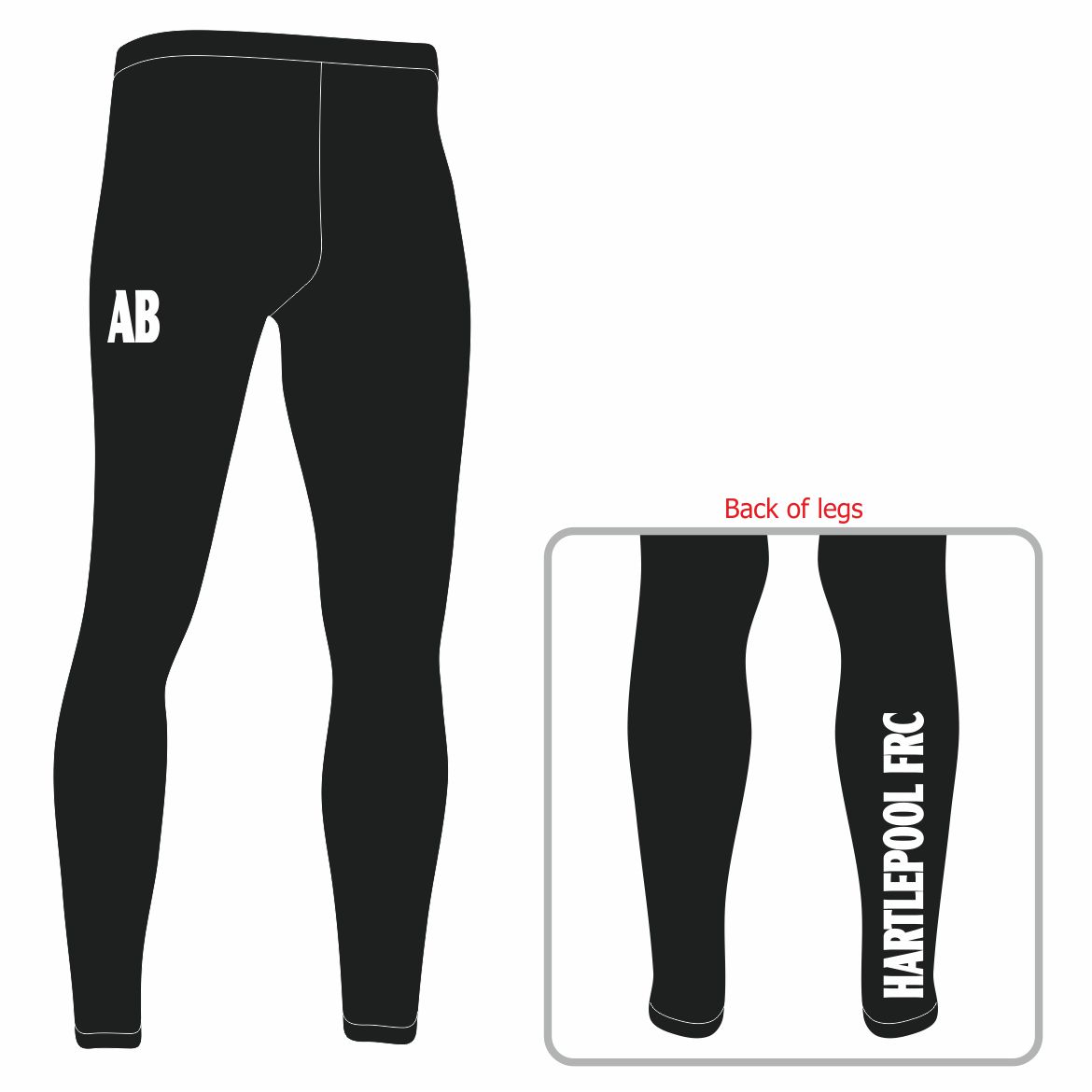 Hartlepool RFC Baselayer Tights