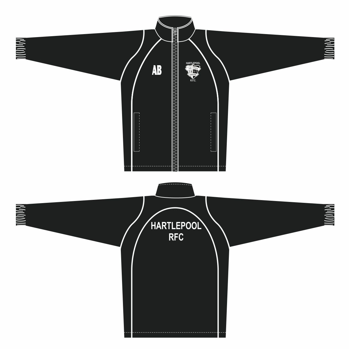 Hartlepool RFC Elite Showerproof Jacket