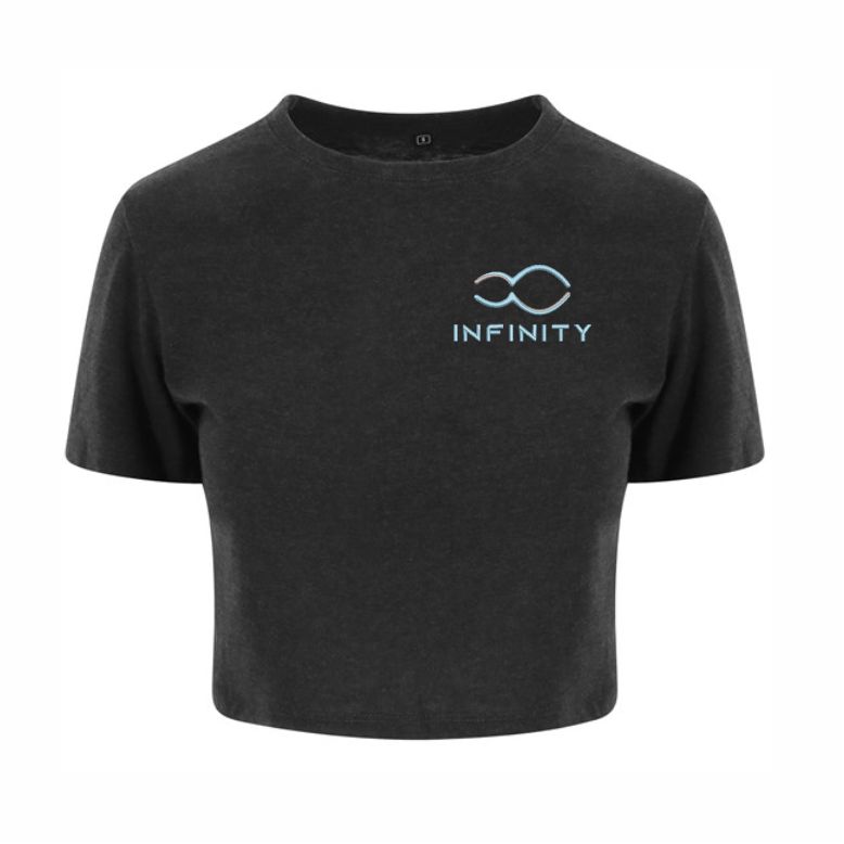 Infinity Fitness Ladies Tri Blend Cropped Teeshirt