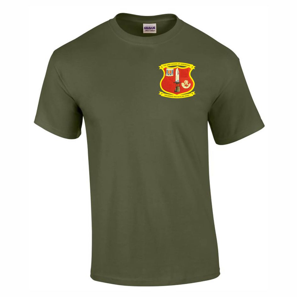 Drumming and Bugling Wing Cotton Teeshirt