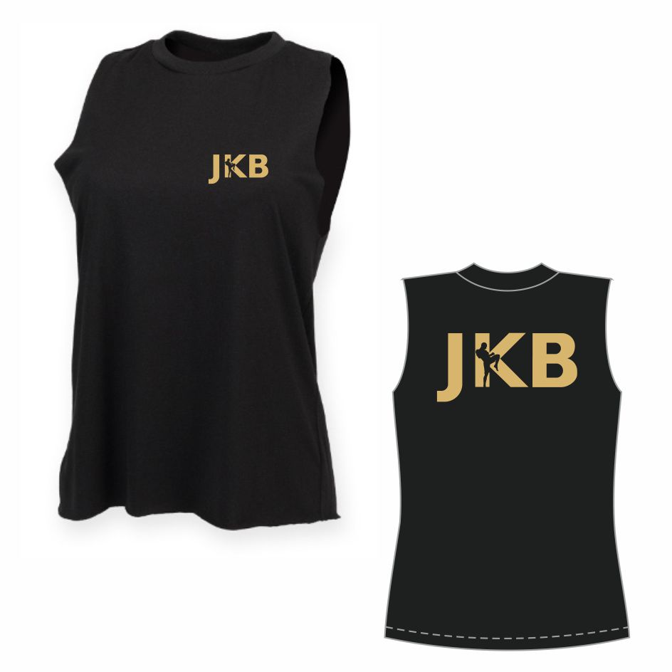 J'aime Kickboxing Ladies High Neck Slash Armhole Vest